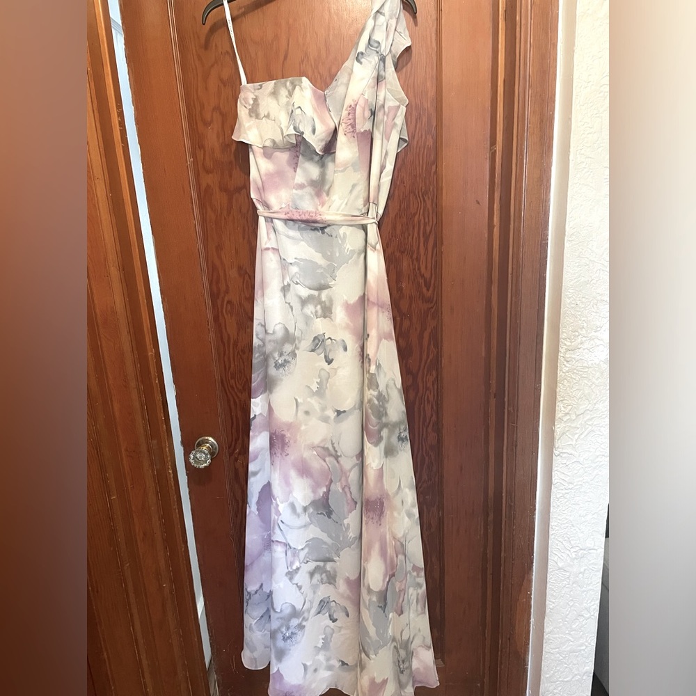 Morilee floral formal gown